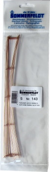 H0 Fahrdraht verkupfert 0,7 x 229 mm (5 stk.)