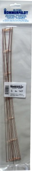 H0 Fahrdraht verkupfert 0,7 x 360 mm (5 stk.)