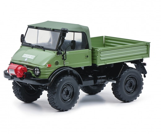 Unimog 406 Cabrio, grün 1:18