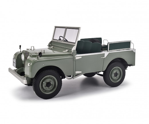Land Rover 80 hellgrün 1:12