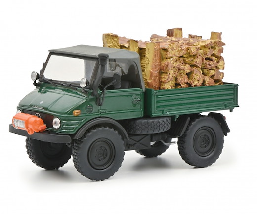 Unimog 406 m.Holzladung
