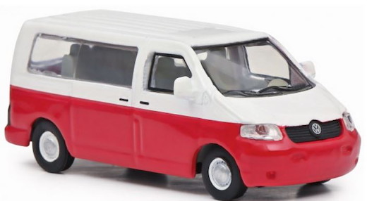 MHI VW T5 Bus rot/weiss