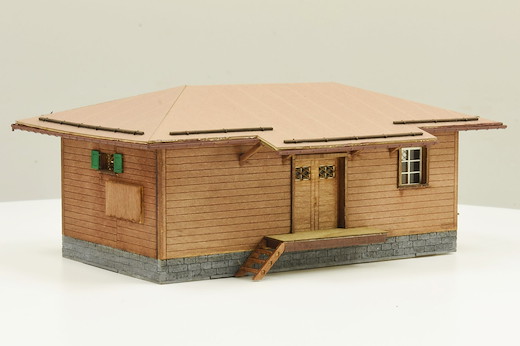 Lagerschuppen für Bahnhof "Rueun"