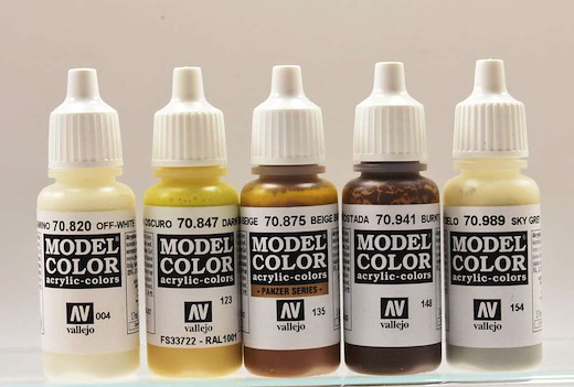 Model Color Farbset für Bahnhof Susch, 5x17 ml