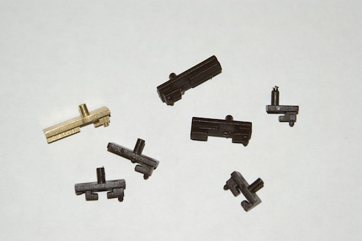 Schienenstühlchen zum Gleisbau, 100 Stück