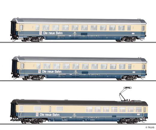Set „Ausstellungszug: Die neue Bahn 1985“ DB