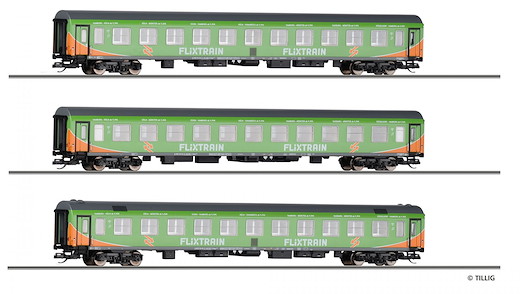 Reisezugwagenset „Flixtrain“