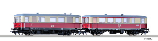 Triebwagen mit Beiwagen DR