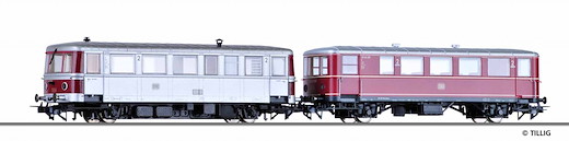 Triebwagen mit Beiwagen DB