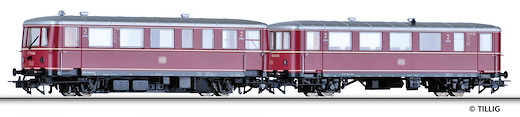 Triebwagen mit Beiwagen DB