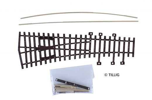 Bausatz einfache Weiche links