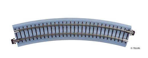 Bettungsgleis braun Gleisstück R11