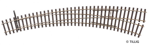 Innenbogenweiche rechts