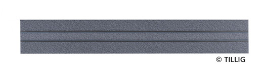 Gerades Gleis Asphalt/Beton