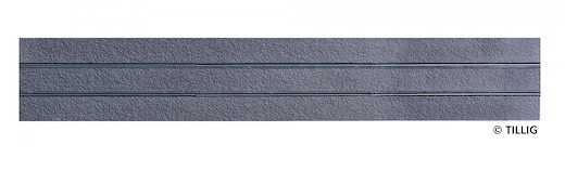 Gerades Gleis Asphalt/Beton