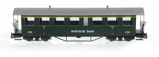 RhB Personenwagen A 1104 , incl. Toilettenabteil, Sprengwerk,