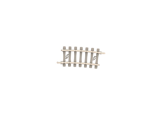 Minitrix Gebogenes Gleis mit Betonschwellen Radius 228,2 mm