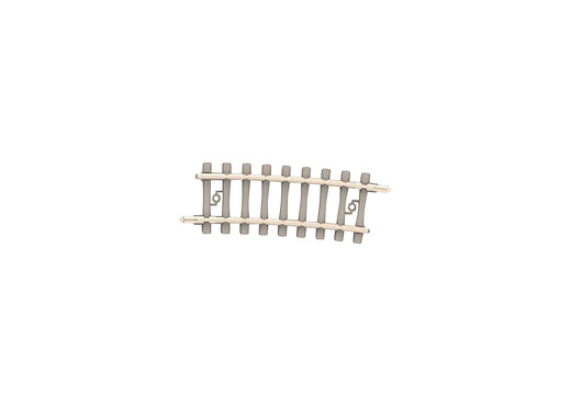 Minitrix Gebogenes Gleis mit Betonschwellen Radius 295,4 mm