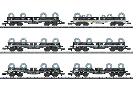 Güterwagen-Set "Coil-Transport", AAE