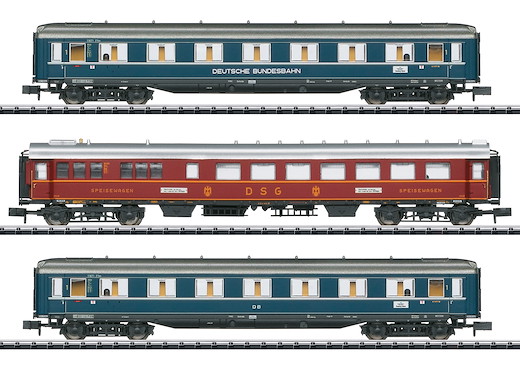 Schnellzugwagen-Set "F 41 Senator", DB