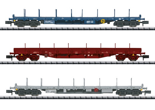 Flachwagen-Set Bauart Rnss, AAE