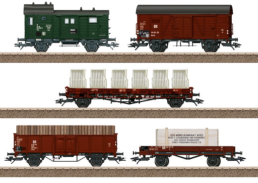 Güterwagen-Set Seebad Heringsdorf, DR