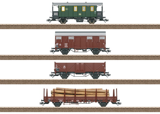 Güterwagen-Set Nebenbahn, DB
