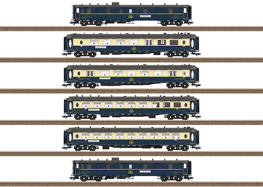Pullmanwagen-Set EDELWEISS
