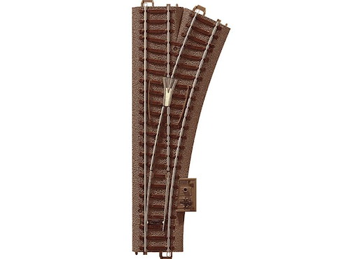 Trix H0 Weiche rechts Länge 188,3 mm / Bogen 24,3° / Radius 437,5 mm (R2)