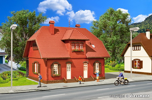 H0 Backstein-Siedlungshaus