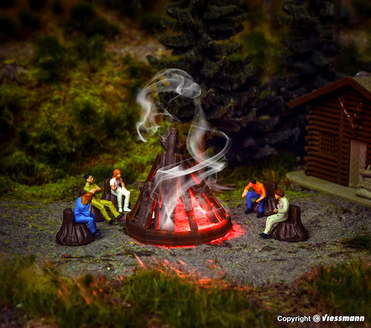 H0 Lagerfeuer