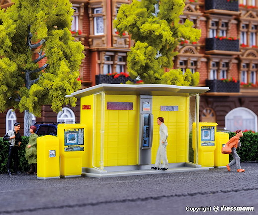 H0 DHL-Packstation mit Briefk