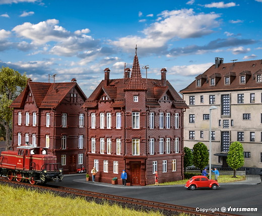 H0 Eisenbahner-Wohnhaus, Eckh