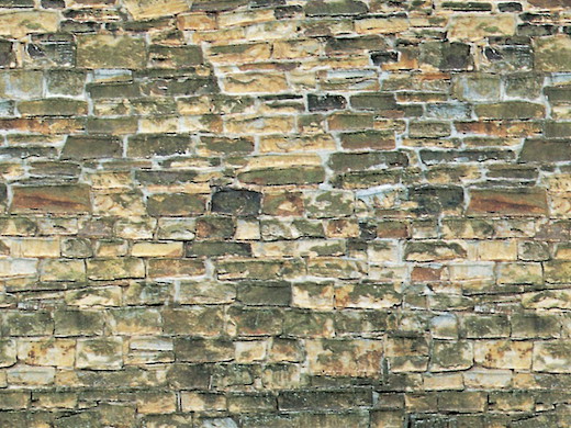 H0 Mauerplatte Naturstein, 10