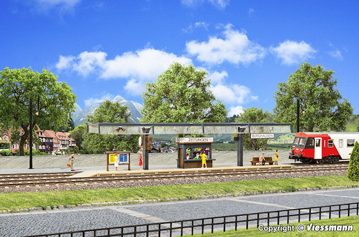 N Bahnsteig einteilig, 190 mm