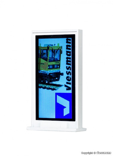 H0 Display für Werbetafel