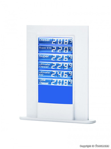 H0 ARAL LCD Preisanzeige, zwe