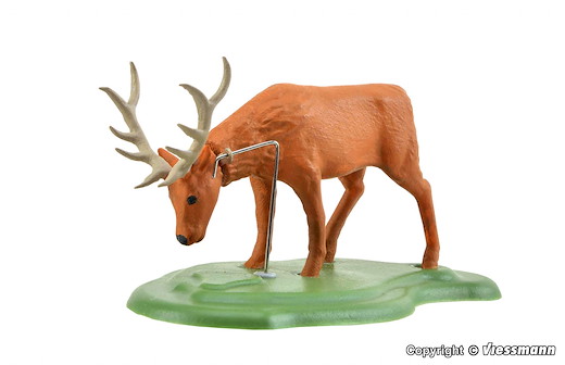 H0 Hirsch mit bewegtem Kopf
