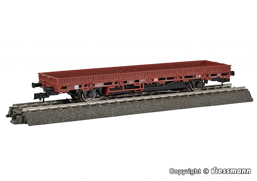 H0 Niederbordwagen braun 3L