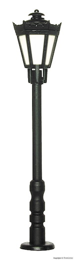 H0 Parklaterne schwarz, LED