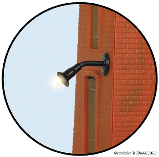 N Wandleuchte, LED warmweiss