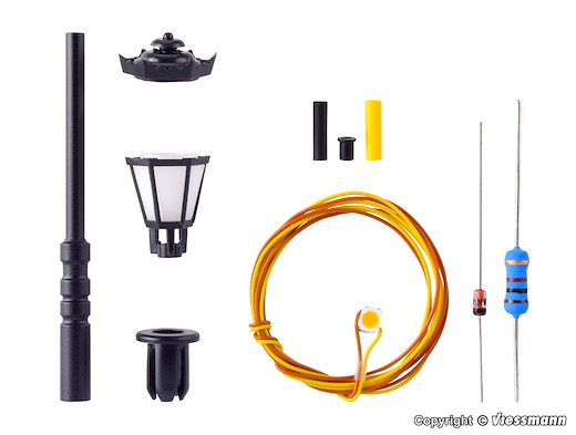 H0 Bausatz Parklaterne, LED