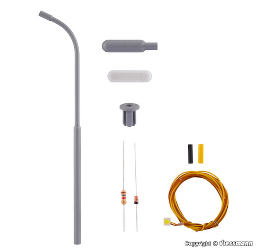 H0 Bausatz Peitschenl., LED