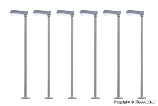 N Strassenl. m. LED weiss 5+1
