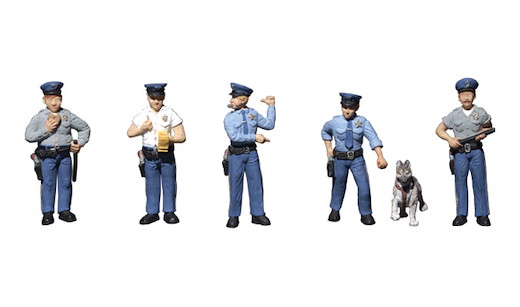 H0 Polizisten