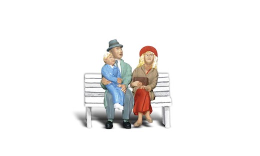 G Familie Seymour auf der Sitzank