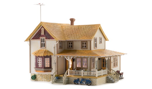H0  Haus mit Eckveranda
