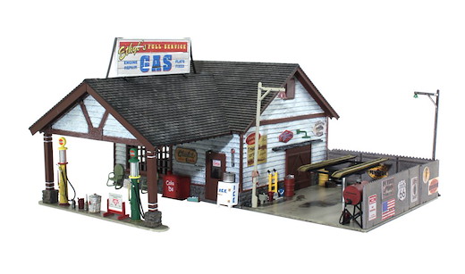 H0  Ethyl's Autowerkstatt und Tankstelle