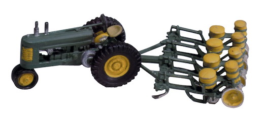 Sähmaschine mit Traktor