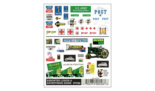 Logos sort. & Reklamezeichen